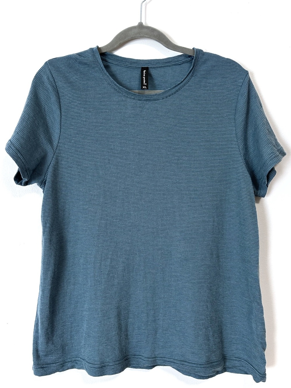 Merino Protect Merino Wool T-Shirt Women’s XL Blue Stripe Short Sleeve